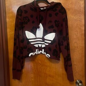 Cropped Adidas Hoodie